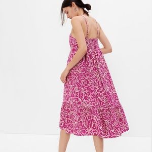 Gap Deep V-Neck Cami Midi Dress